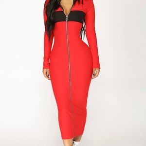 💜NWT/TO THE FINISH ZIPPER DRESS SIZE 1X💜